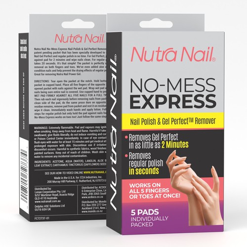 Nutra Nail Gel Remover Design by -RD-
