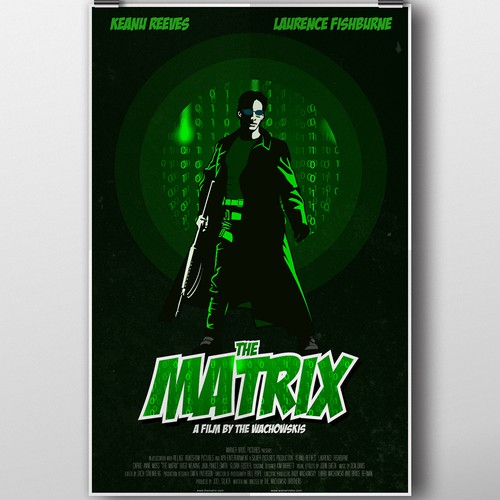 Create your own ‘80s-inspired movie poster! Design von guxonline