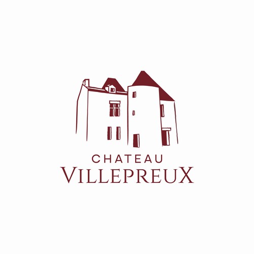 Modern new logo for French chateau and vineyard Design réalisé par desi9nart