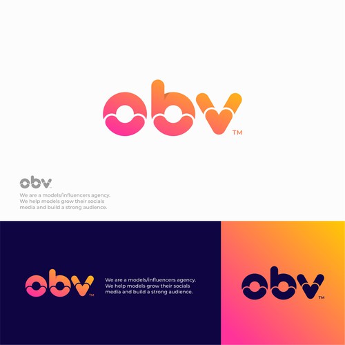 Fresh brand identity for a model agency! Design by khris™