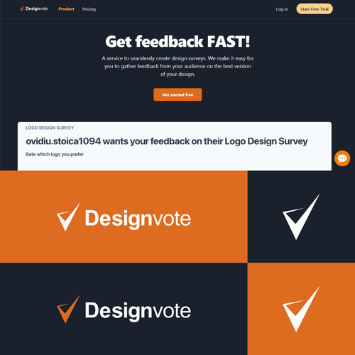 We need a great logo for our feedback application to appeal to designers Design by Nganue