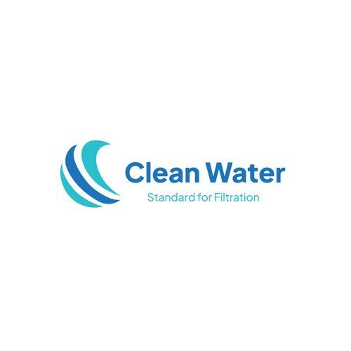 Simple Clean Logo for Water Filtration Company Design by toyz86