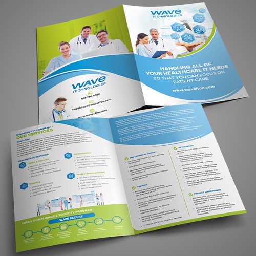 Design a professional, modern, eye-catching healthcare services booklet ...