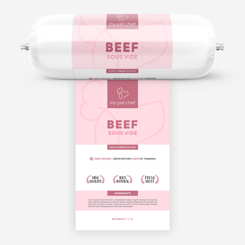 Premium Fresh Dog Food-ontwerp door Saad NAOUAL