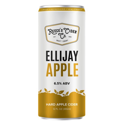 Design modern Hard apple cider can label por milten