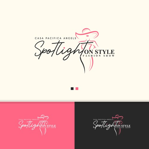 Elegant, fun, flirty logo for upscale Fashion Show Fundraiser Design by StudioJack