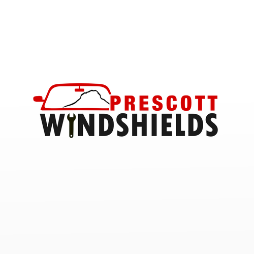 Windshield Replacement and repair logo Design by Abu Mu'adz