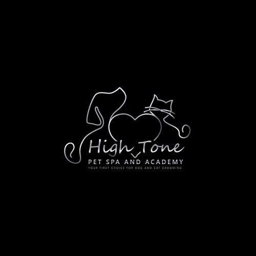 High Tone logo for a multinational pet grooming spa and academy. | Logo ...