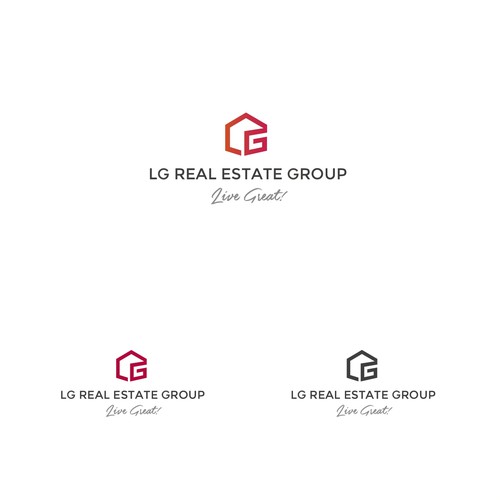 Create a modern, bold, and sleek logo for LG Real Estate Group Design by Ana Carri