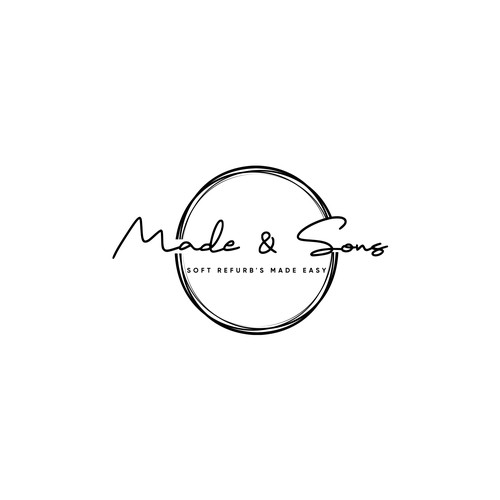 Luxury Meets Ease: Logo & Card Design for Made & Sons Design by S H A Y
