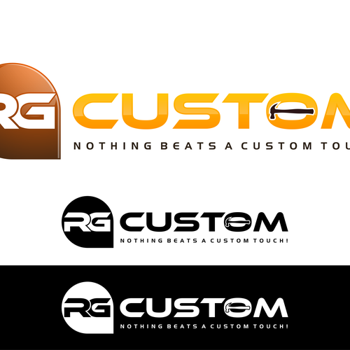 logo for RG Custom Réalisé par Retsmart Designs
