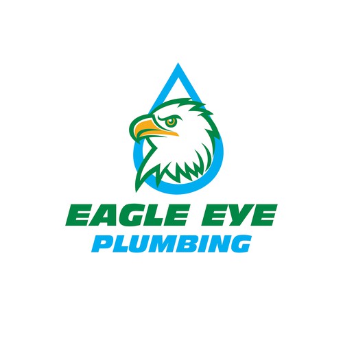 Eye catching and very marketable logo for plumbing company. The company name is Eagle Eye Plumbing Design by milomilo