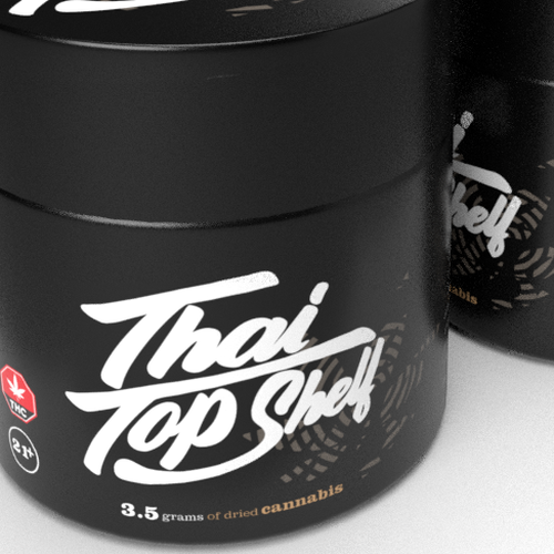 Luxury Cannabis Jar Label Design for High-End Thai Brand Design by Yoga Zoeko