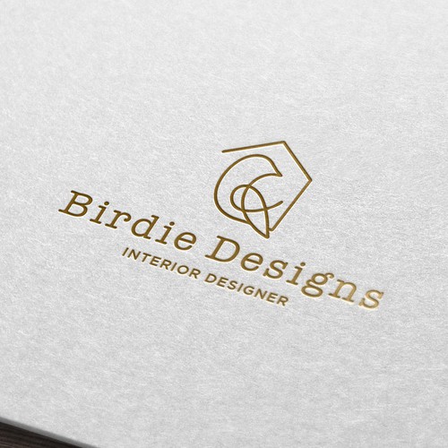 simple design logo to attract sophisticated clients for interior design and architecture Design by .MyArt.