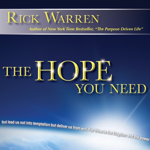 Dan ChonさんのDesign Rick Warren's New Book Coverデザイン