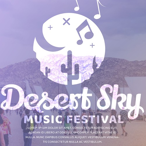 Designs Desert Sky Music Festival Logo design contest