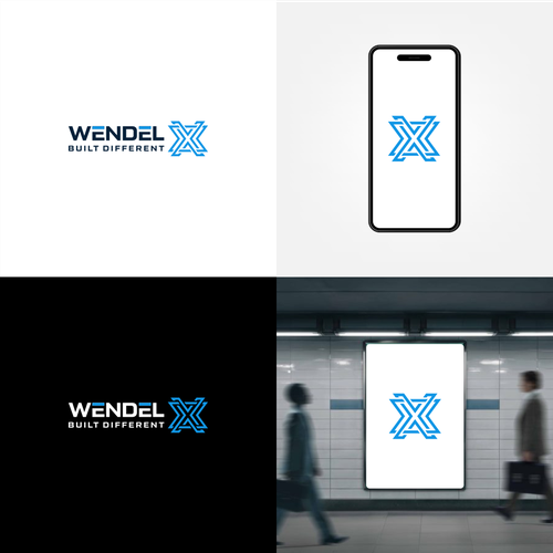 Luxury Logo Design for Wendel X — A Premium Construction Brand Built Different Design by Rachmat Sarodji