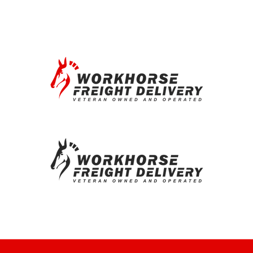 Design a flashy workhorse logo for a bright red cargo van Design by A.B.D