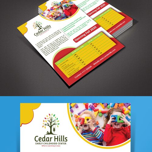 Preschool Flyer Design por Leeons