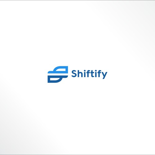 Minimalist and modern logo design for modern work shift management application Design by dimdimz