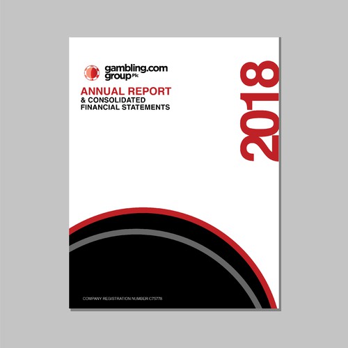 Annual Report Cover for Gambling.com Group Design por KHreativeWorks