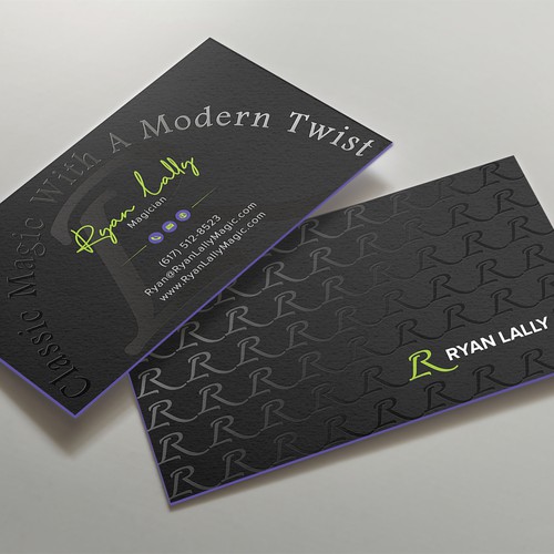 Design a magician's business card Design by kaylee CK