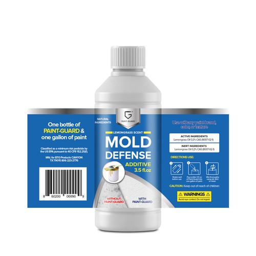 Paint Additive Label Redesigned for Store Shelves Design by creationMB