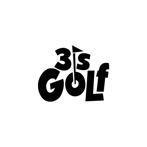 A logo for a fun, beautiful and affordable par-3 golf course. Design by BROXinc