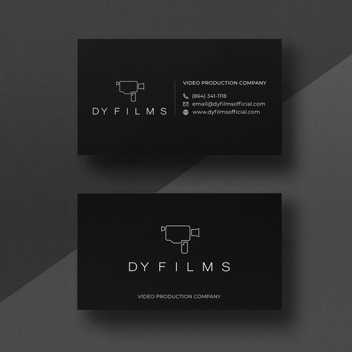 Business card for video production company Design by Galaxiya