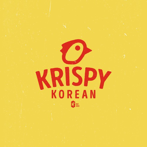 Yellow and Red Korean Fried Chicken Design by SORG® / Serch Orozco