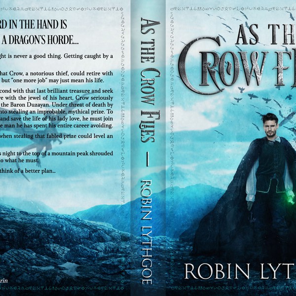 Design an eye-catching cover for a fantasy adventure about a thief!