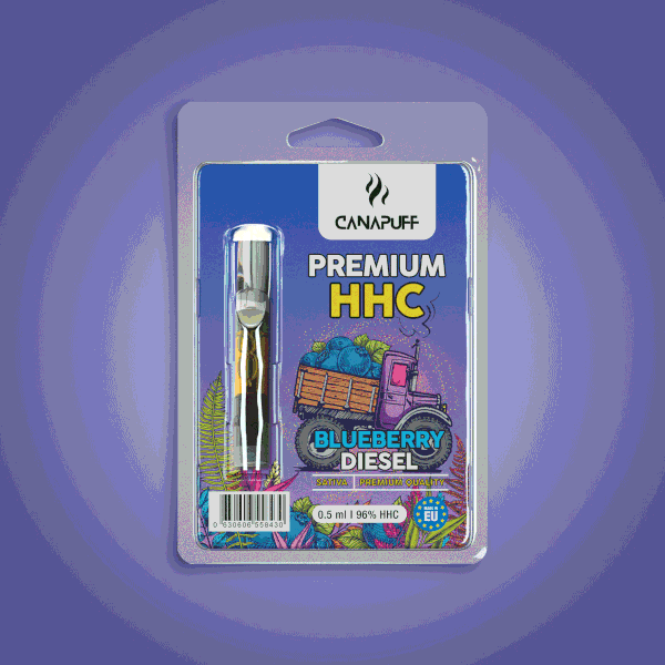 Design by Black Crow titled "Canapuff cartridge packaging design"