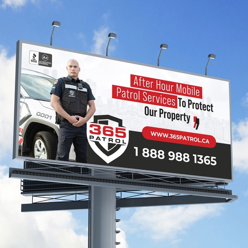 I need a billboard design for a Security Guard Company Design by Budiarto ™