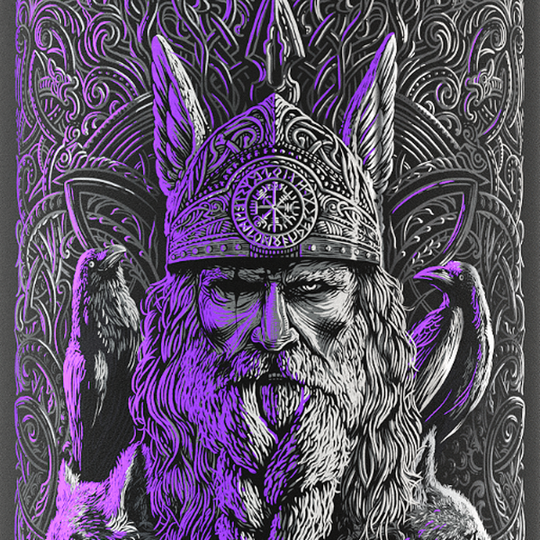 Odin's Potion | Mead Label design