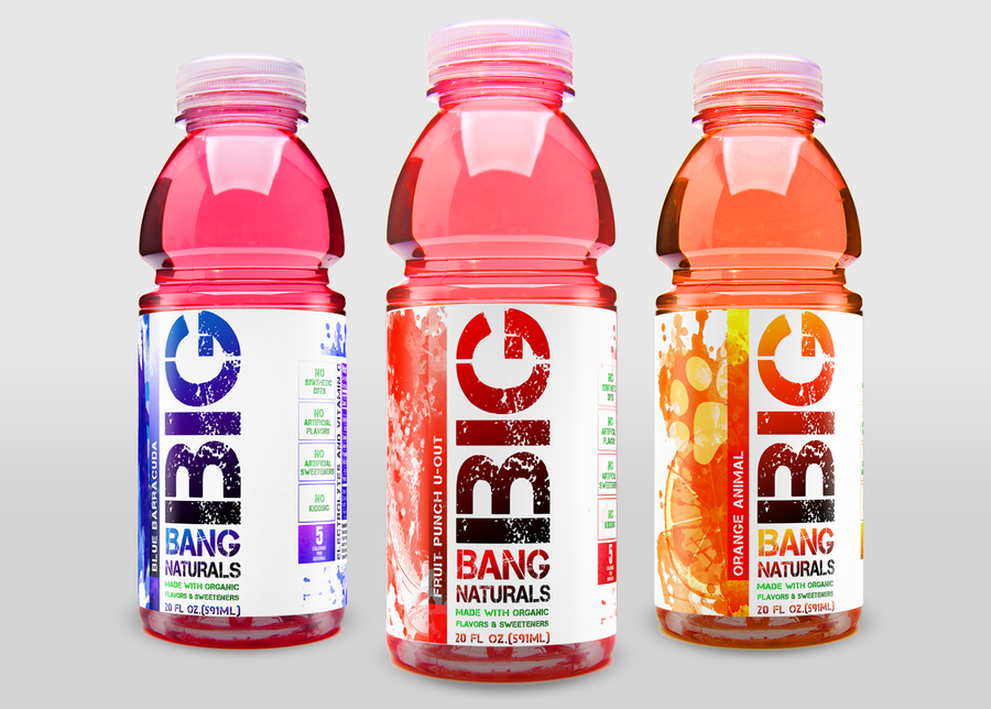 Bring LIFE to our label for Big Bang Naturals sports drinks for kids