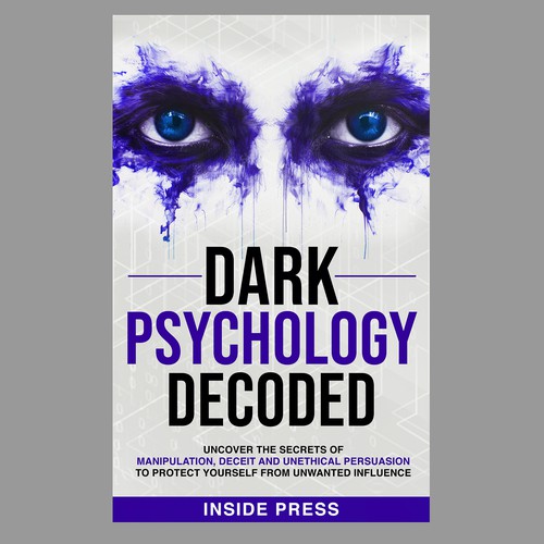 Intriguing Cover for Book on the "Mysteries of Dark Psychology" Design by Alexa Jones