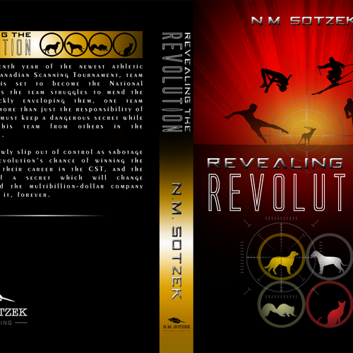 Design an awesome cover for Science/sports-fiction novel 'Revealing the Revolution' Design by 88dsgnr