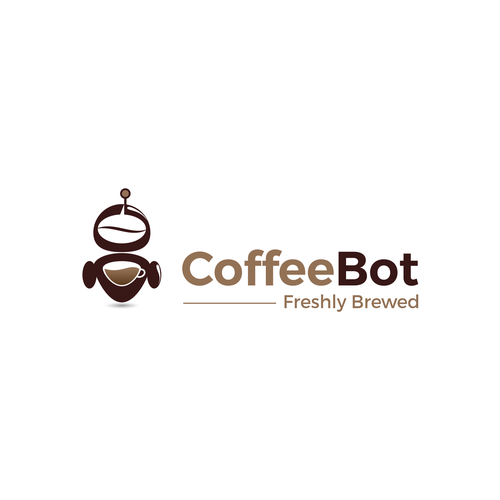 CoffeeBot need a strong and powerful logo Design by Niel's