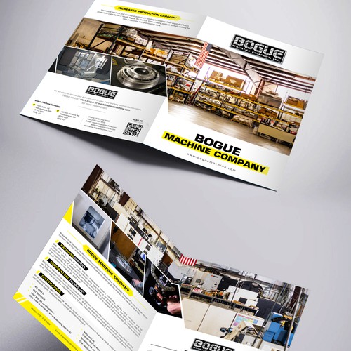 Machine Shop Needs a Great Selling Tool for Boring Industry Types! Design by 123Graphics