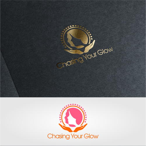 Logo for Glowing Skin and Confidence- glow from within. NO FLOWERS/LOTUS Design by Sri_widya_designs