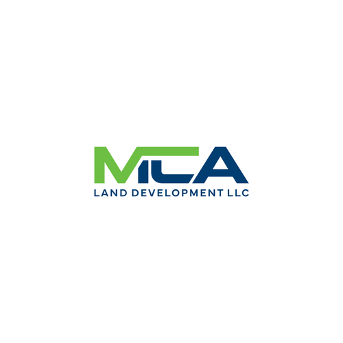 Design a simple modern logo for land development business. Design by META ™