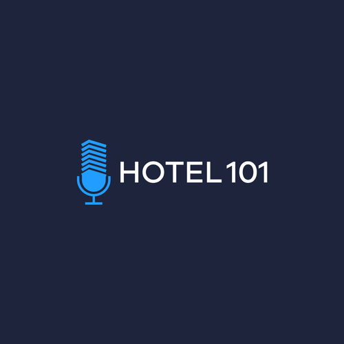 Create a logo for a podcast called - Hotels 101 - incorporate a hotel in the logo Design by PieCat (willyrk)