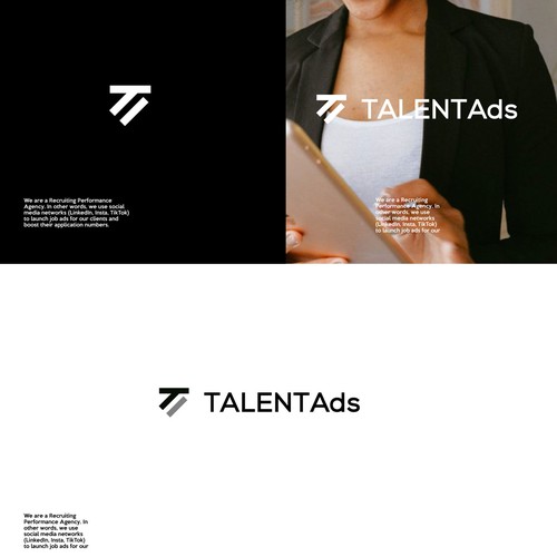 Design a modern, minimalistic logo for a Recruiting Performance Advertising Agency Design réalisé par Garson