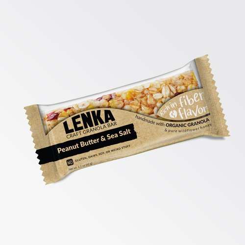 ShisioukさんのCraft Granola Bar Packaging for Millennialsデザイン