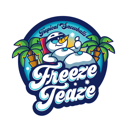 "Freeze Teaze Tropical Snowballs" Design by 3AM3I