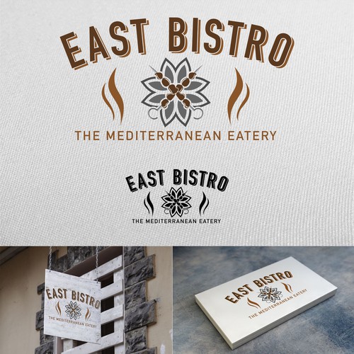 Create a logo for EAST BISTRO - The Mediterranean Eatery/Local Restaurant Design by StefanoStile
