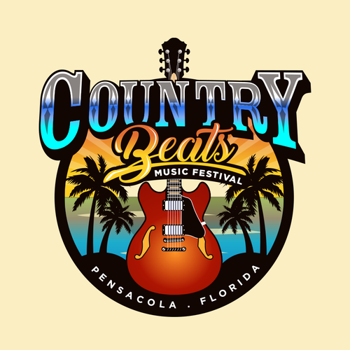 Iconic logo for iconic event for country music festivals in Florida Design by Jacob Gomes