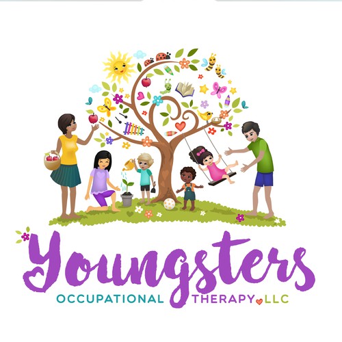 Family-centered children's therapy business needs a creative design Design by agnes design