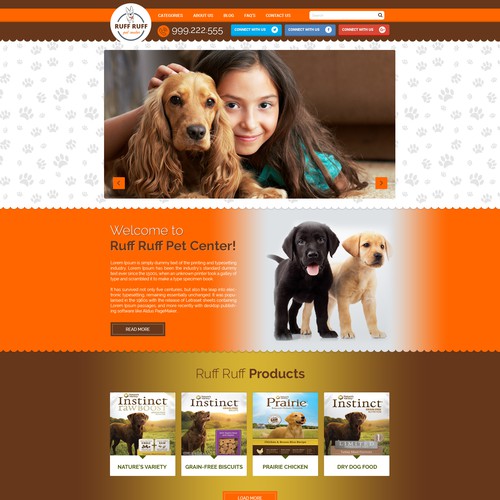 Homepage needed for Doggy Website Design by Muhammad Zohaib 87