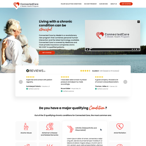 We need a stunning website redesign for Connected Care Design by -xxia-